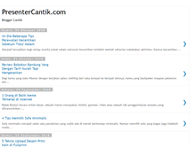 Tablet Screenshot of presentercantik.com